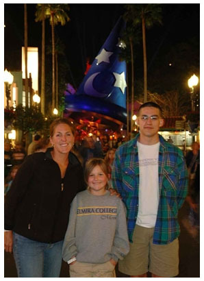 Me, Kayla & Michael - Disney 2008