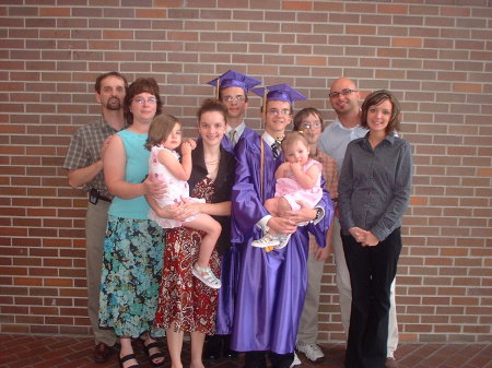 Tom and Steve graduation from Clay High School