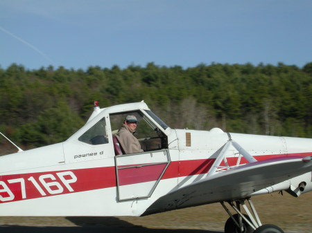 Flying a tow plane