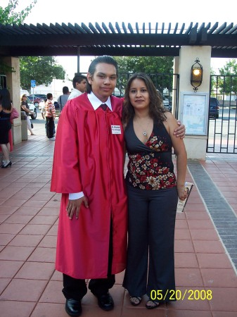 Jr. and Me at his Confirmation