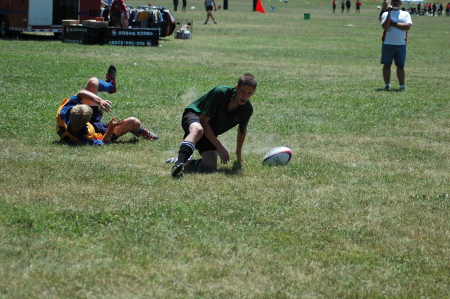 My Son Playing on NC AllStar Rugby team