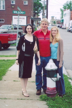 Showing my Daughters around "The Hill" in St. Louis