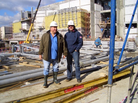 on a new site with my friend Paul in Moscow
