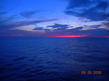 Sunset on the cruise '06