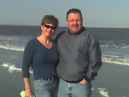 Me with Karen my wife at Tybee Island, GA