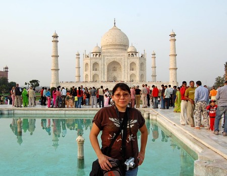 Me and the "Taj"...