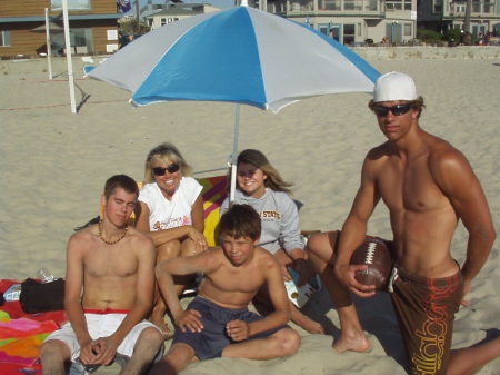 beach family at san diego