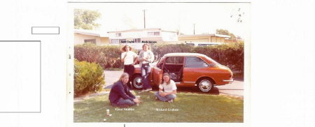 October 1972: Scott Taylor, Mark Larson, Richard Graham and Greg Stubler