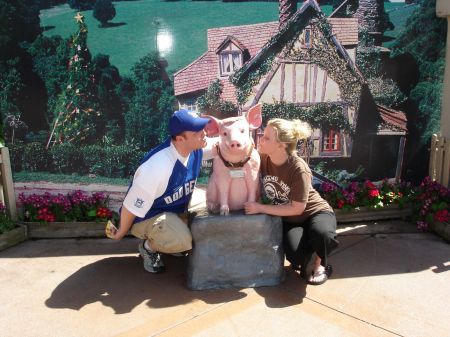 Kissing the Pig....