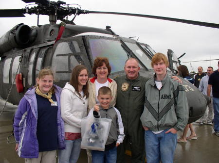 Me and my Family With UH-60 Backhawk