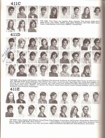 year book 1971-2 Cederbrae Grade 11