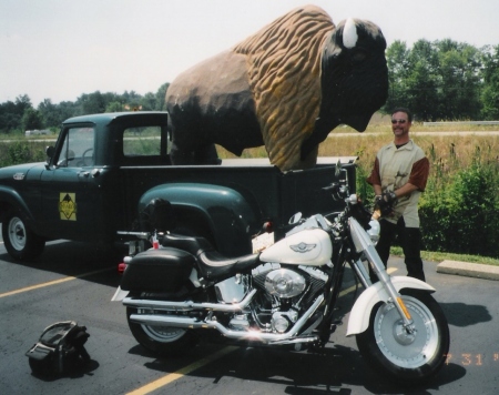 Had to get a photo with my Buffalo