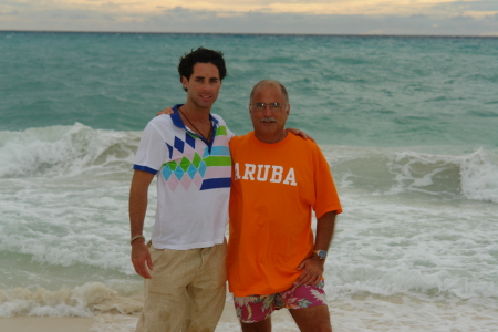 ME & MY SON IN ARUBA 2006