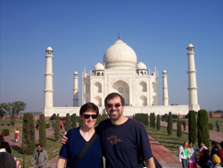 My Wife and Me at the Taj Mahal