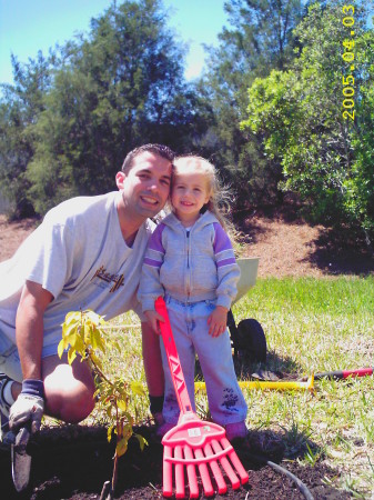 Dad and his princess.