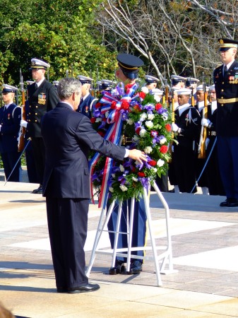 Veterans day at Arlington 11/06