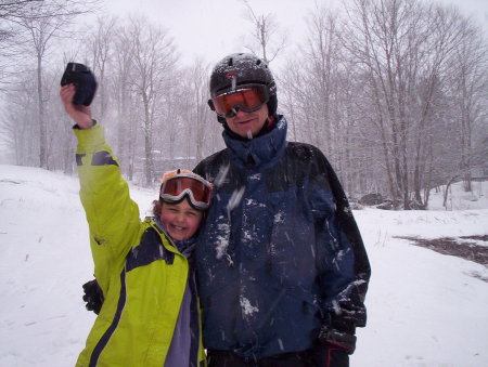Max and my daughter Emily at a ski vacation 2004