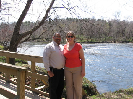 Garrett and Linda at River Near Biltmore House