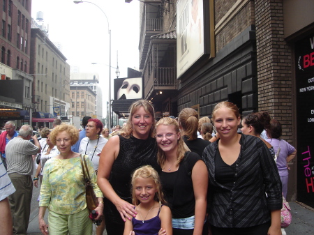 Taking my wife (Kari) and my 3 girls to see Phantom of the Opera on Broadway.