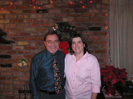 Me and Dad Xmas 2006