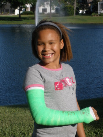 Kayla with her 1st Cast