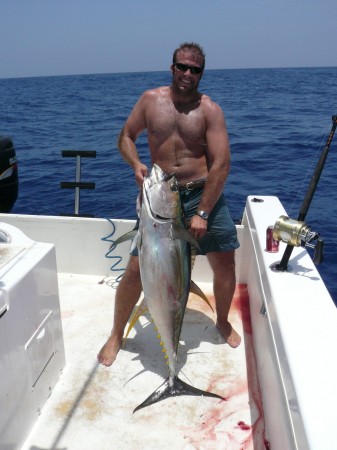 Oldest son on a big tuna