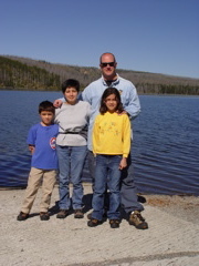 Family in Wyoming