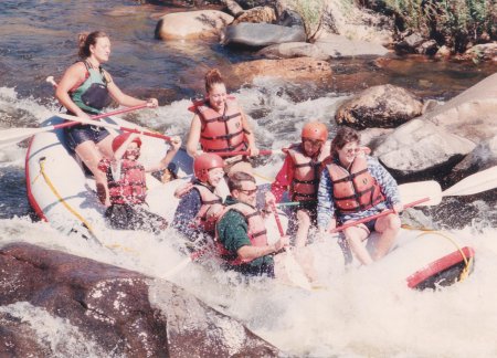 family rafting in Colorado