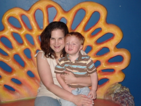 Ryan (born 12-04) and I at Camden Aquarium Sep'07