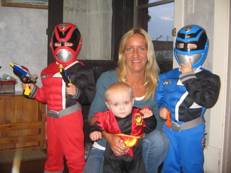 ME AND MY POWER RANGER GRANDSONS