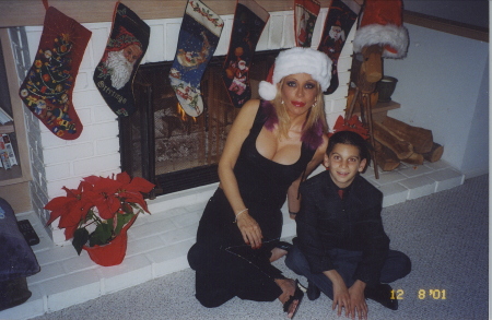 Christmas- My son & I  :)