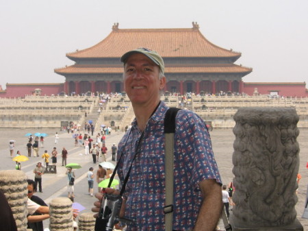 Brooks at the Forbidden City. China