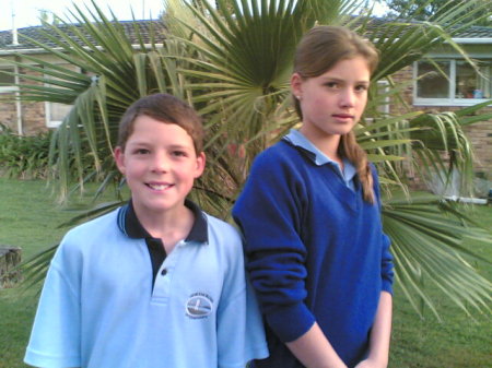 Sarah and Kyle before school 2006