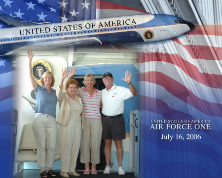 Reagan Library Visit, Air Force One