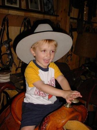 my son the cowboy.