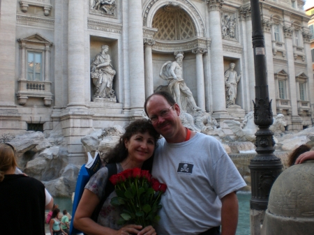 My wife Cynthia and I in Rome