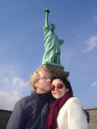 With my wife Ximena in NY, March 2008
