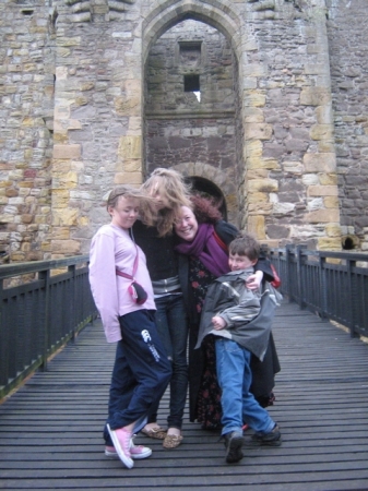 Tantallon Castle Drawbridge in Scotland