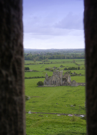 View from inside the Rock of Cashel - Ireland