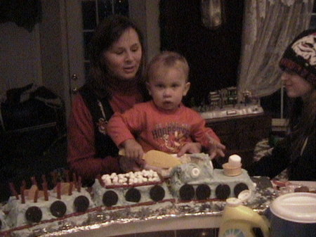 Penny with our nephew Josh.