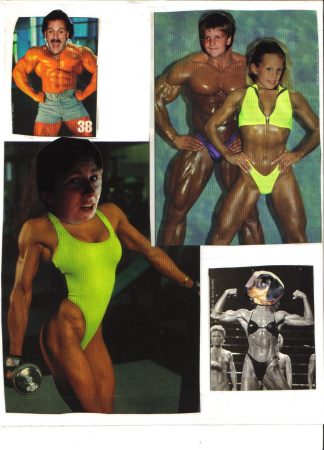 My family in our body-building days ...