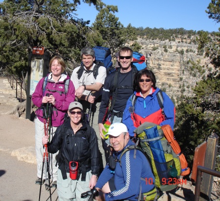 Rost-Garlid families - 3 Day Bright Angel Trail hike-camp