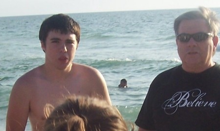 Codys Beach Baptism W/ Paster Steve