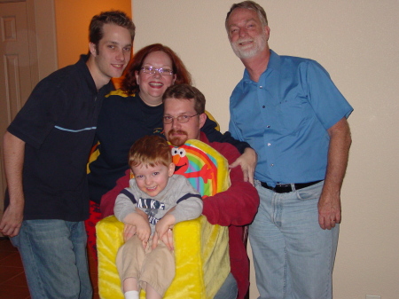 My Two sons, Hubby, Grandson & Me