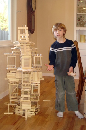 Gavin loves to build