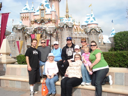 Family trip at Disneyland 12-07