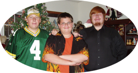 My boys Christmas 2004