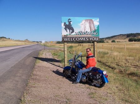 Entering Wyoming