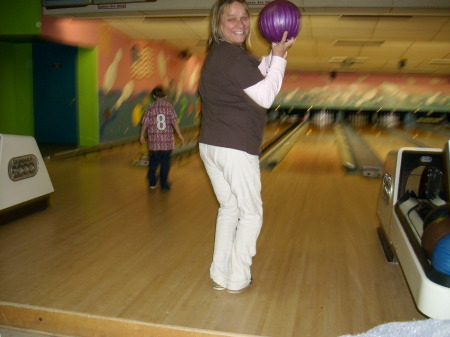 Me bowling!!!!!!!!