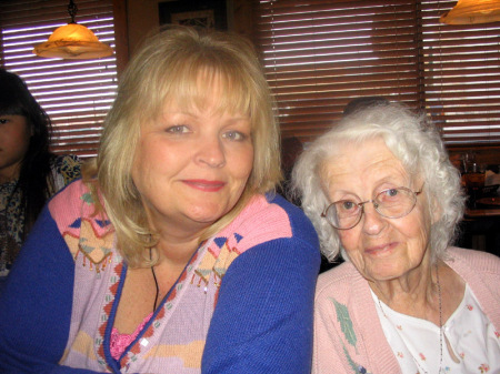 My 92 yr old Mom and me